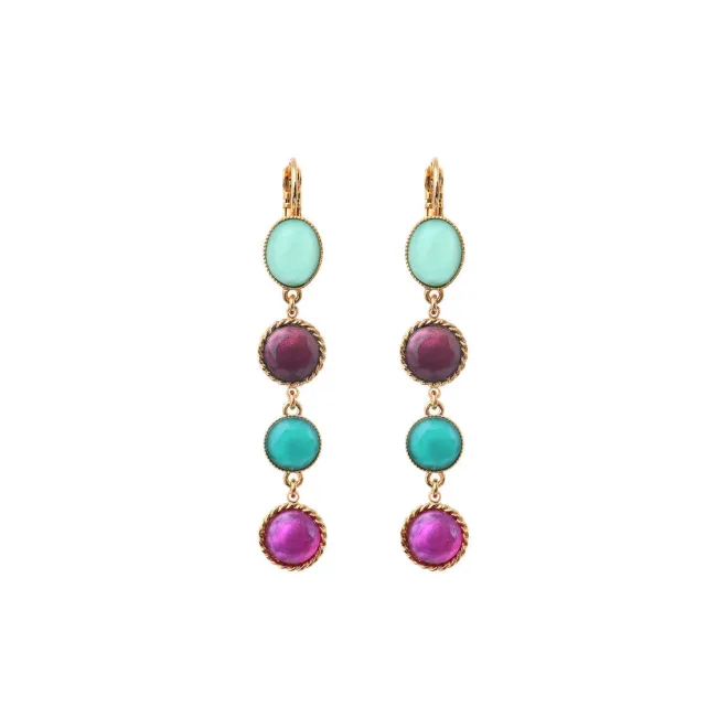 Louise sleeper earrings - blue