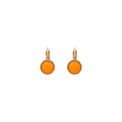 Louise sleeper earrings - orange