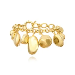 Loulou adjustable chain bracelet - gold