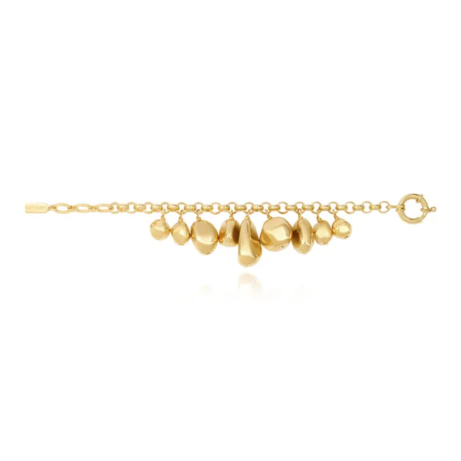 Loulou adjustable chain bracelet - gold
