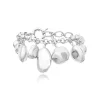 Loulou Adjustable Chain Bracelet - Silver