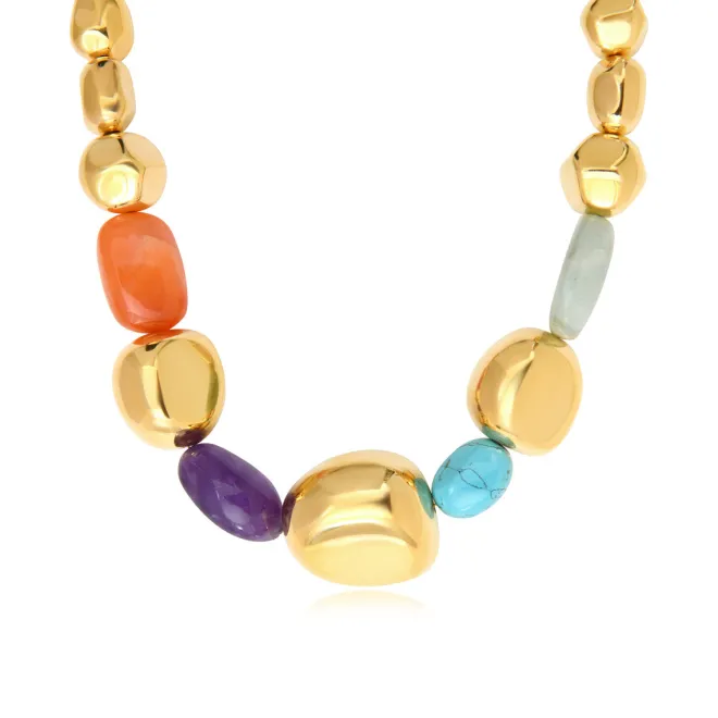 Loulou Adjustable Necklace - Multicolored