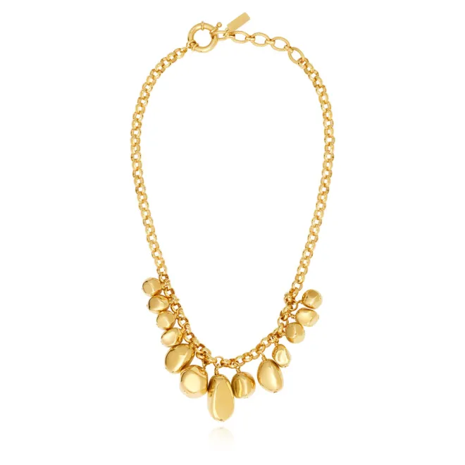 Loulou adjustable necklace - gold