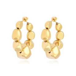 Loulou hoop earrings - gold