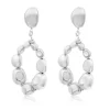 Loulou wide clip-on earrings - silver