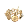 Lucky Charm Flexible Chain Bracelet - Gold