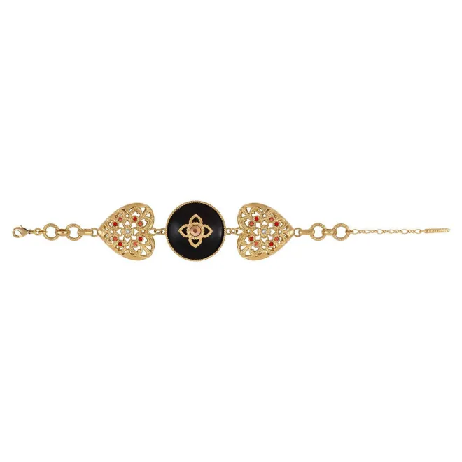 Lucky Heart Bracelet - Red