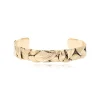 Lucy adjustable bangle bracelet - white