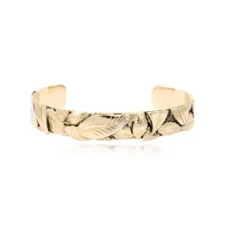 Lucy adjustable bangle bracelet - white