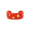 Masseria cuff bracelet - coral
