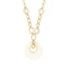 Masseria long chain necklace - white