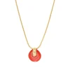 Masseria pendant necklace - coral