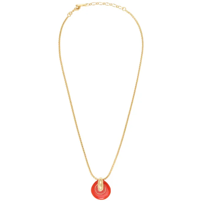 Masseria pendant necklace - coral