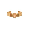 Metallic Sun Bangle Bracelet - Pink