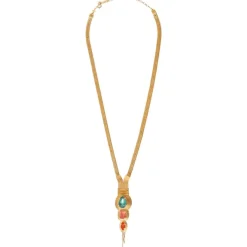 Mid-length Sun Necklace - Multicolored