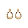 Ninon fine stud earrings - mother-of-pearl