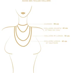 Ninon long necklace - mother-of-pearl