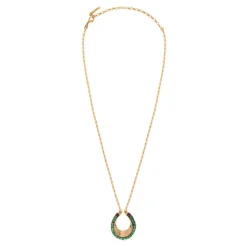 Ninon pendant necklace - green