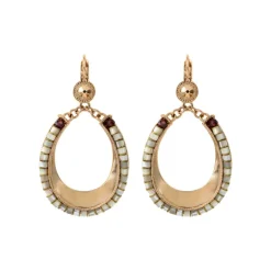 Ninon sleeper earrings - mother-of-pearl