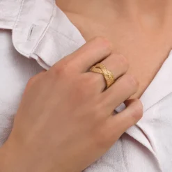 Nolita adjustable ring - gold