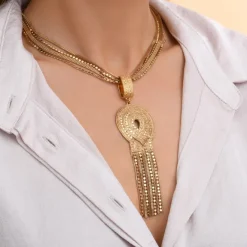 Nolita long necklace - gold