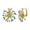 Noémie sleeper earrings - turquoise