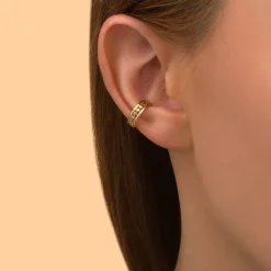 Noor adjustable fine ear cuff - gold