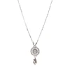 Noor delicate pendant necklace - silver