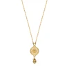 Noor delicate pendant necklace - gold