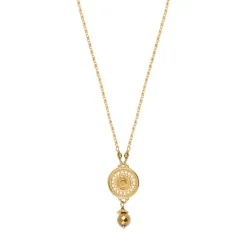 Noor delicate pendant necklace - gold