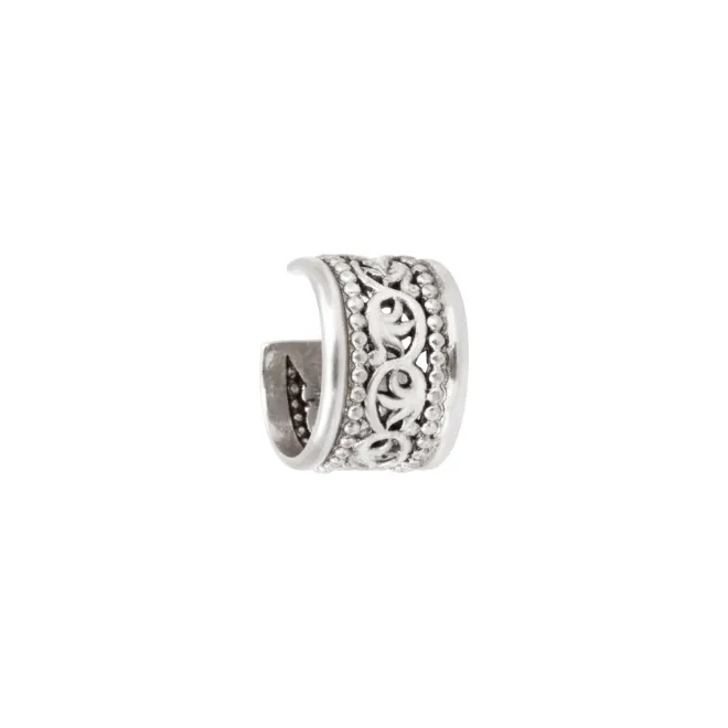 Noor ear cuff earrings - silver