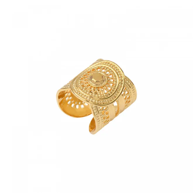 Noor filigree ring - gold