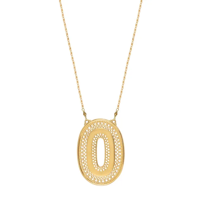 Noor pendant necklace - gold