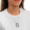 Noor pendant necklace - silver