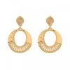 Noor pierced stud earrings - gold