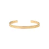Noor Timeless Adjustable Bangle Bracelet - Gold