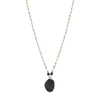 Noto Adjustable Pendant Necklace - Black