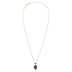 Noto Adjustable Pendant Necklace - Black