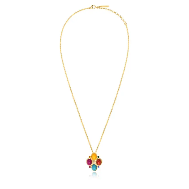 Oceane pendant necklace – multicoloured