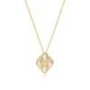 Oceane pendant necklace – white