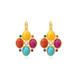 Oceane sleeper earrings – multicoloured