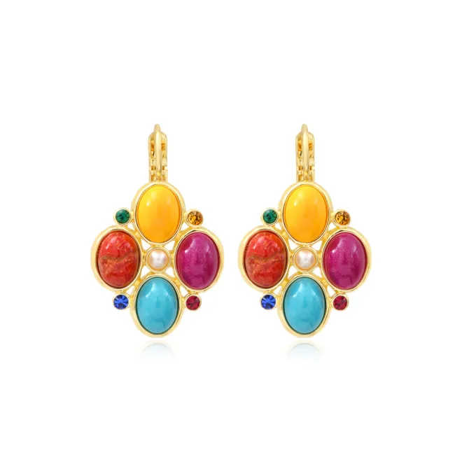 Oceane sleeper earrings – multicoloured