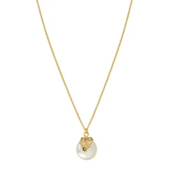 Positano Adjustable Pendant Necklace - White