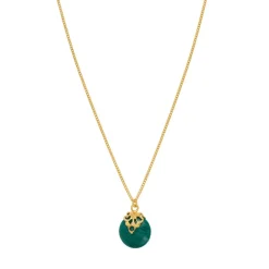 Positano Adjustable Pendant Necklace - Green