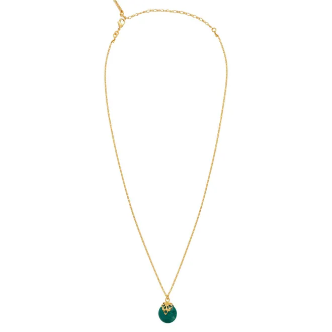Positano Adjustable Pendant Necklace - Green