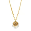 Positano chain necklace - white