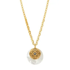 Positano chain necklace - white