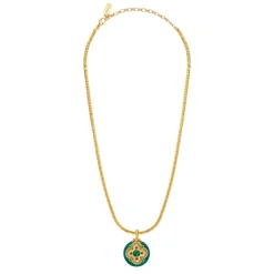 Positano pendant necklace - green