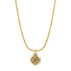 Positano pendant necklace - white