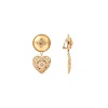 Prestige clip-on earrings - gold